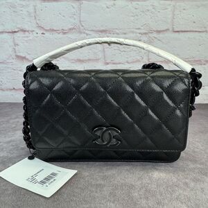 Chanel NEW Caviar My Everything Wallet on a Chain